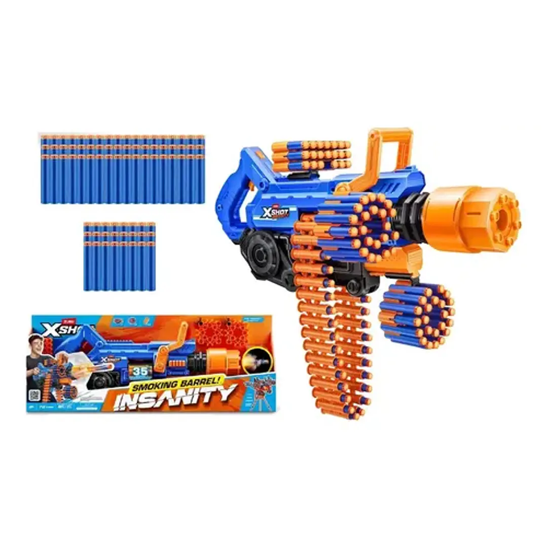X-SHOT INSANITY SMOKING BARREL 72 DARDOS 5