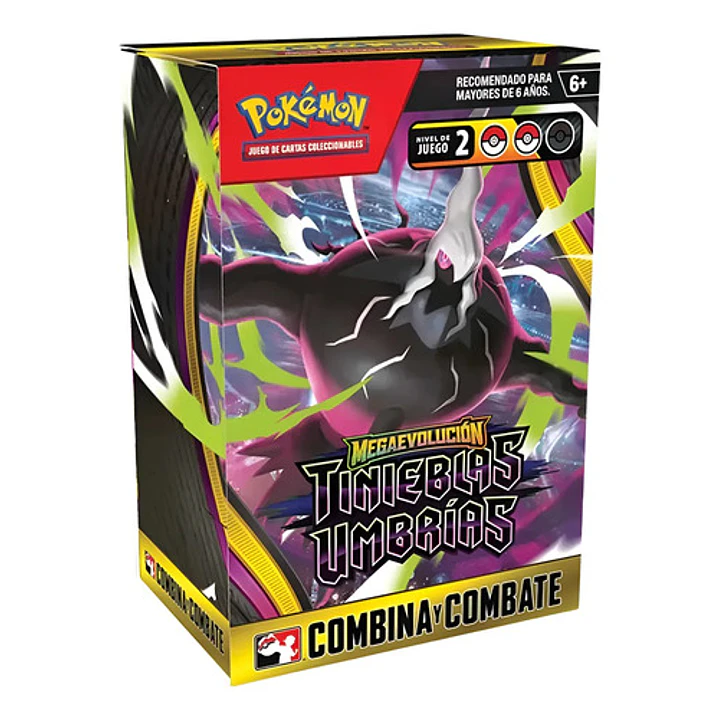 POKÉMON TCG MEGA EVOLUTION PITCH BLACK BUILD & BATTLE ESPAÑOL 1