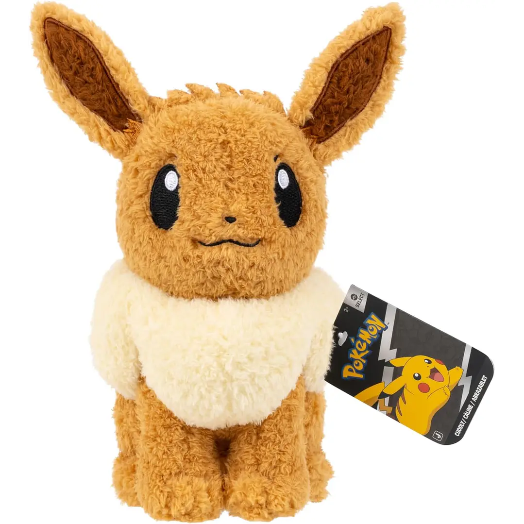 EVEE PELUCHE POKÉMON JAZWARES 8 PULGADAS (20CM) 1