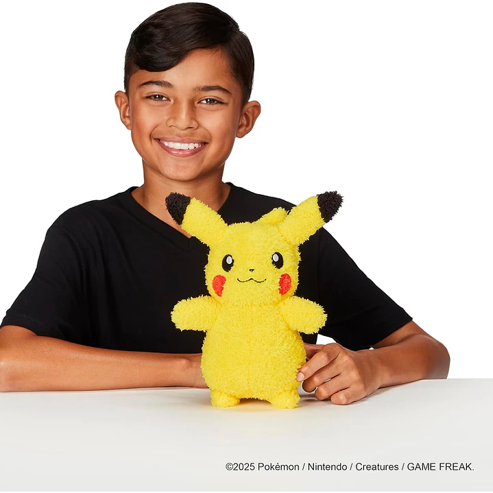 PIKACHU PELUCHE POKÉMON JAZWARES 8 PULGADAS (20CM) 5