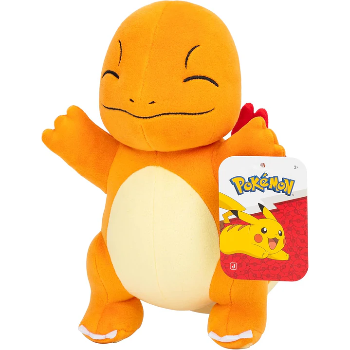 CHARMANDER PELUCHE POKÉMON JAZWARES 8 PULGADAS (20CM) 3