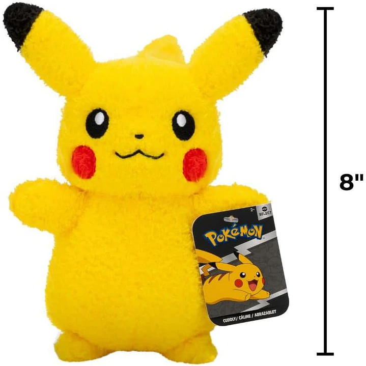 PELUCHE POKÉMON ORIGINAL JAZWARES CON LICENCIA 8 PULGADAS (20CM) 11
