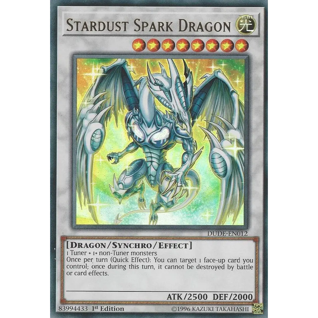 STARDUST SPARK DRAGON  DUDE-EN012 ULTRA RARE  1