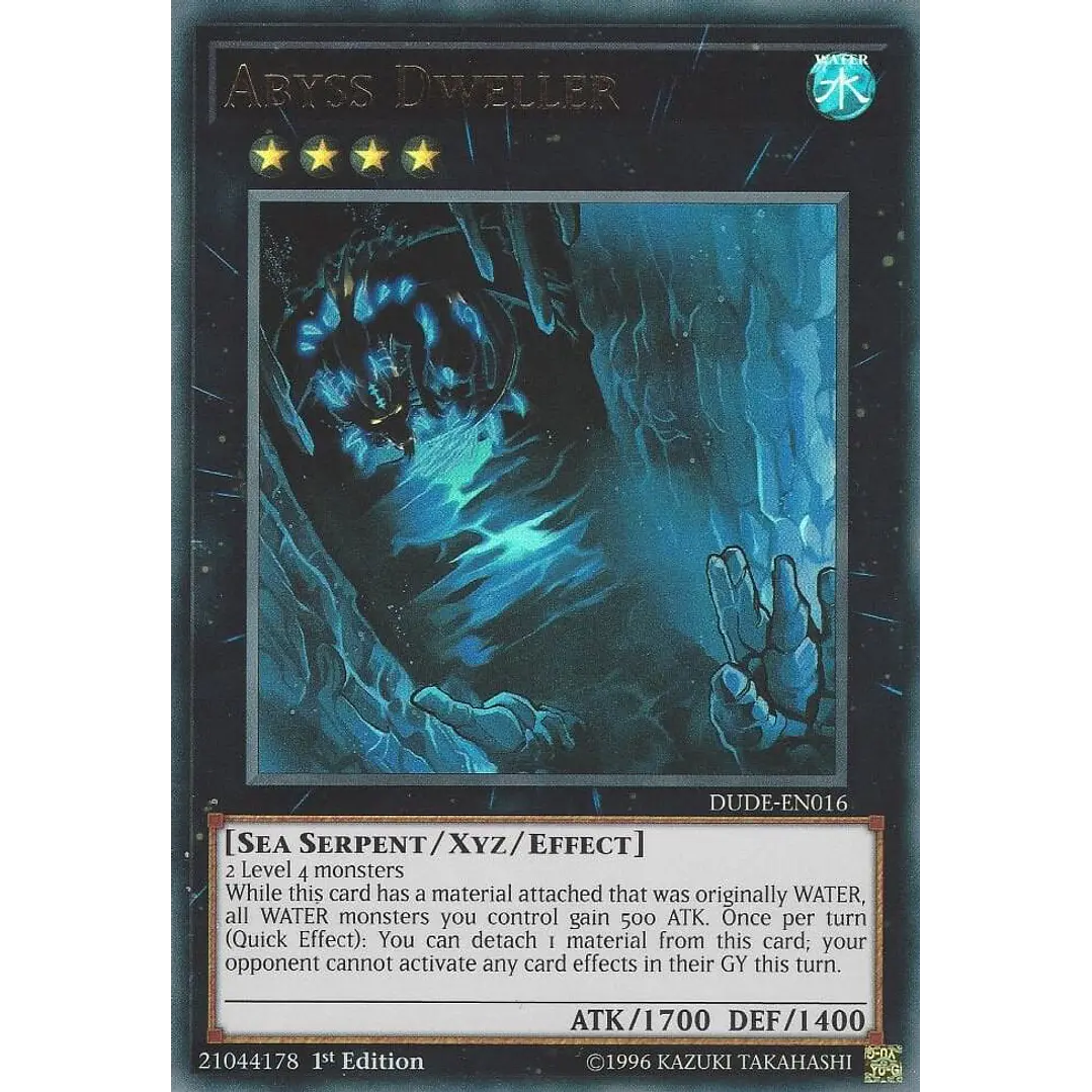 ABYSS DWELLER   DUDE-EN016 ULTRA RARE  1