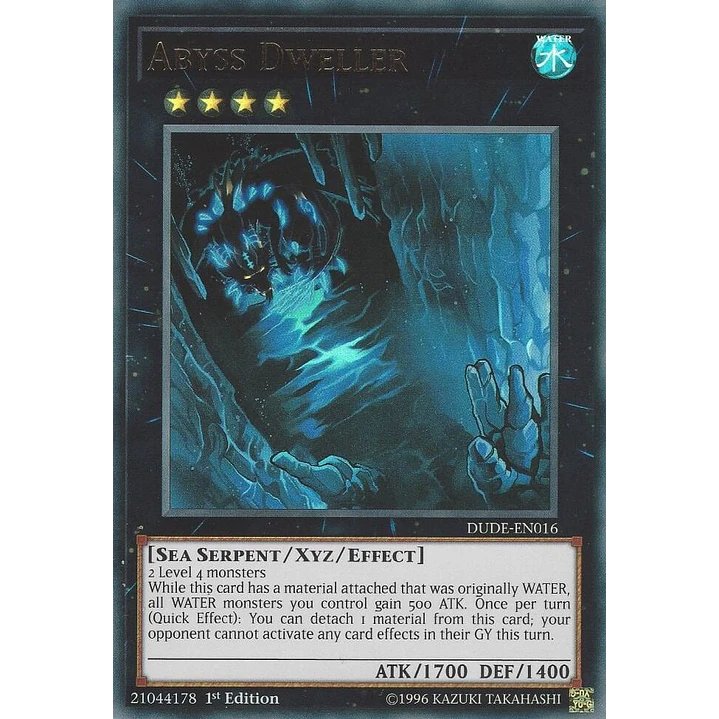 ABYSS DWELLER   DUDE-EN016 ULTRA RARE  1