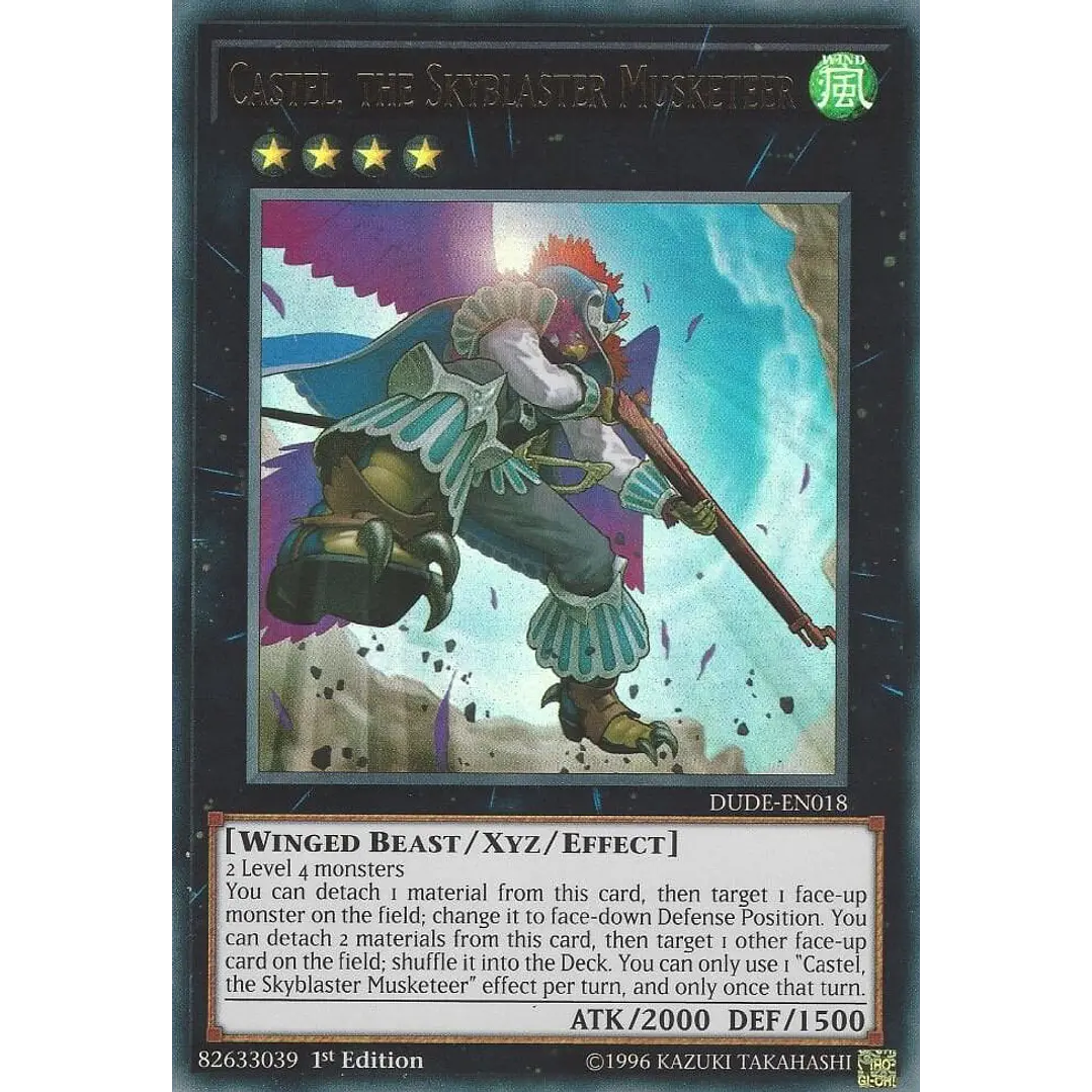 CASTEL, THE SKYBLASTER MUSKETEER DUDE-EN018 ULTRA RARE  1