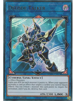 DECODE TALKER  DUDE-EN023 ULTRA RARE 