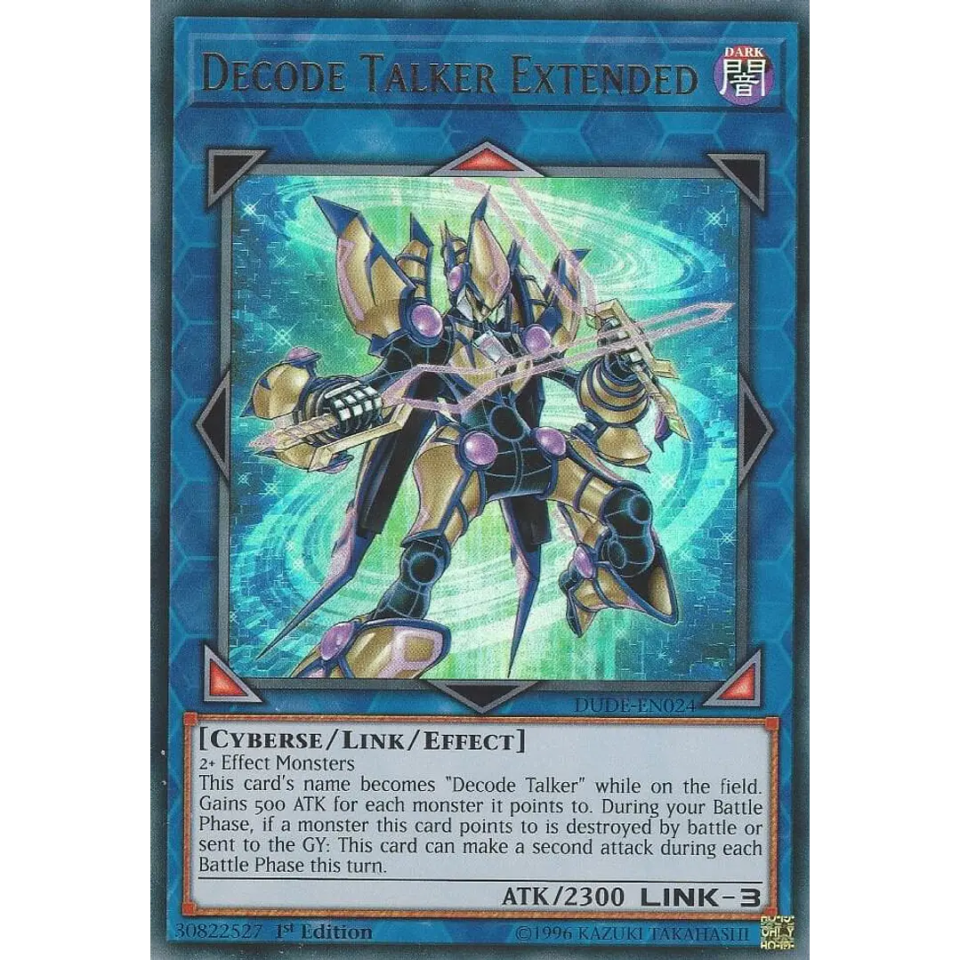 DECODE TALKER EXTENDED  DUDE-EN024 ULTRA RARE  1