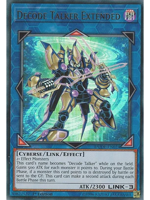 DECODE TALKER EXTENDED  DUDE-EN024 ULTRA RARE 