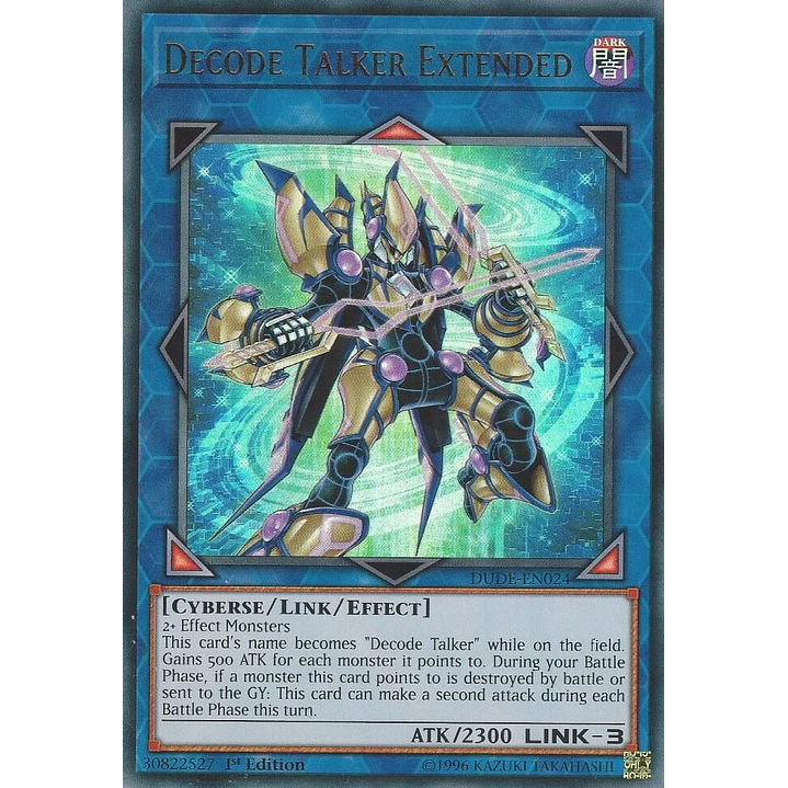 DECODE TALKER EXTENDED  DUDE-EN024 ULTRA RARE  1