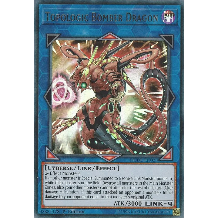 TOPOLOGIC BOMBER DRAGON DUDE-EN025 ULTRA RARE  1