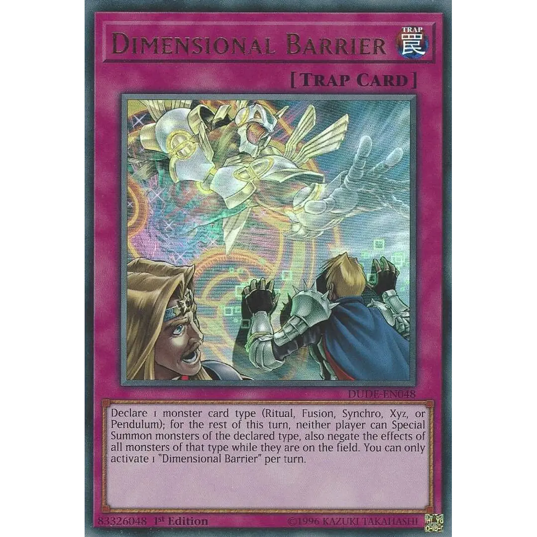 DIMENSIONAL BARRIER DUDE-EN048 ULTRA RARE  1