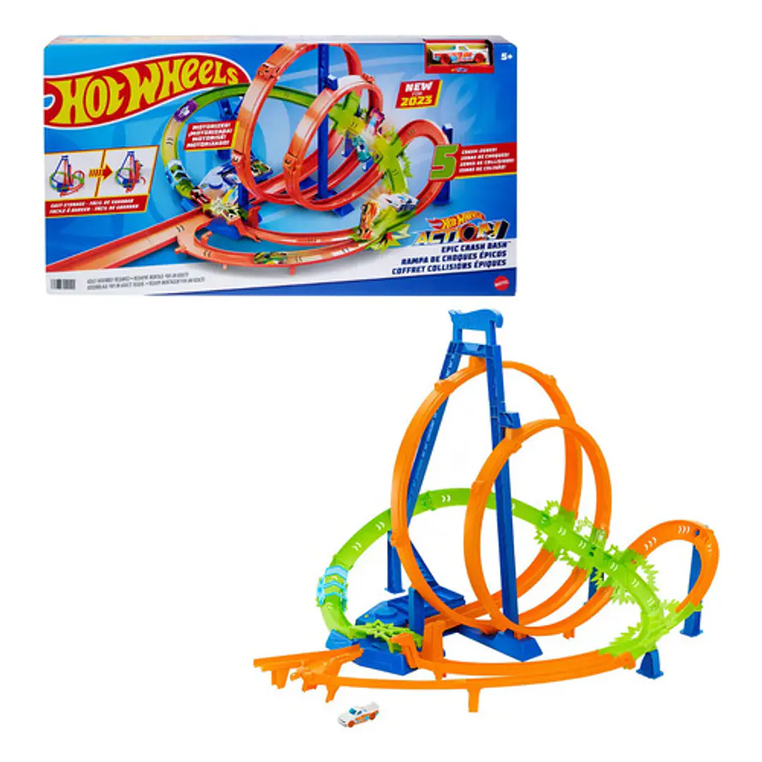 HOT WHEELS ACTION PISTA DE CHOQUES ÉPICOS 4