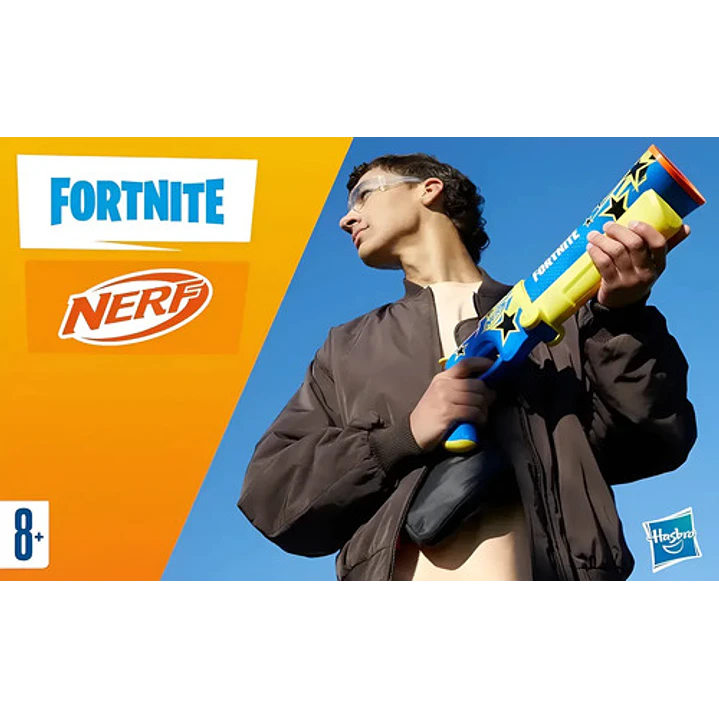 NERF FORNITE HALF TONE HERO LANZADOR DE DARDOS HASBRO 2