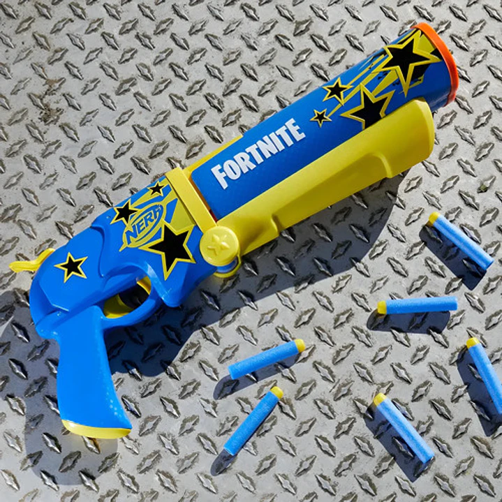 NERF FORNITE HALF TONE HERO LANZADOR DE DARDOS HASBRO 8