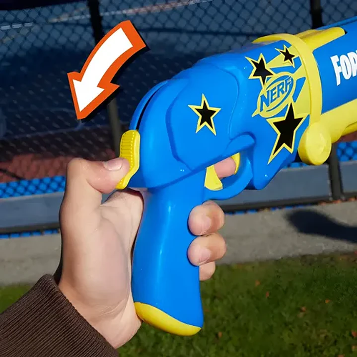 NERF FORNITE HALF TONE HERO LANZADOR DE DARDOS HASBRO 11