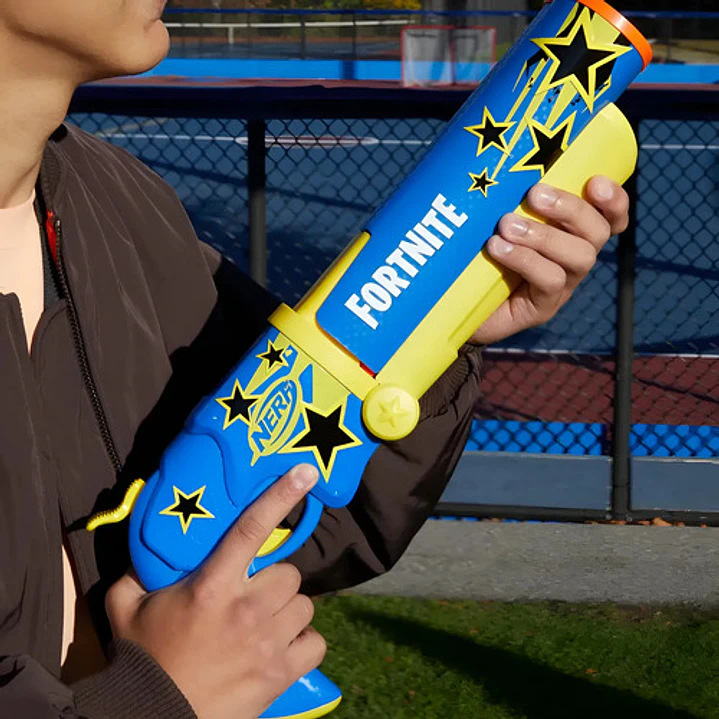NERF FORNITE HALF TONE HERO LANZADOR DE DARDOS HASBRO 12