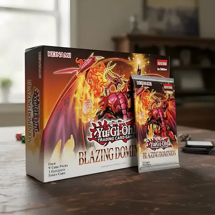 YUGIOH! BLAZING DOMINION TOKEN BOX INGLES 3