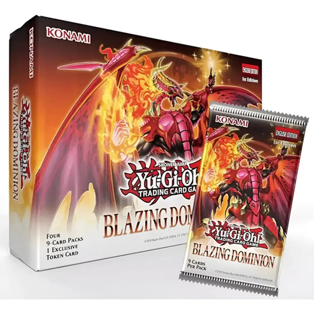 YUGIOH! BLAZING DOMINION TOKEN BOX INGLES 7