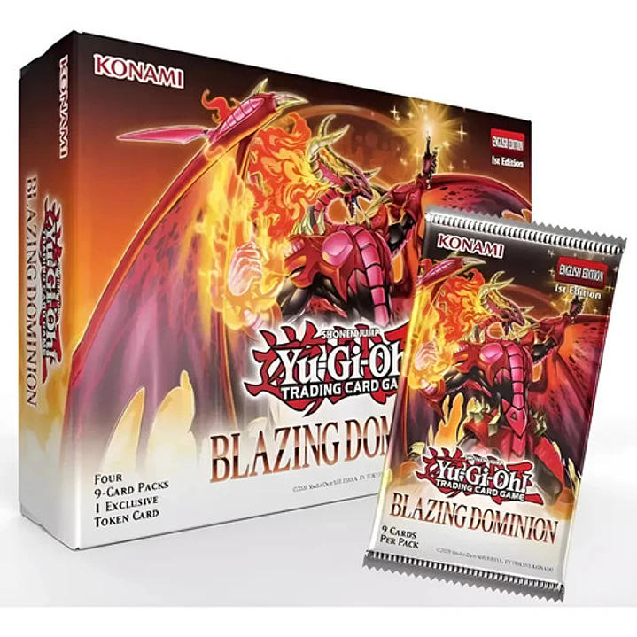 YUGIOH! BLAZING DOMINION TOKEN BOX INGLES 7