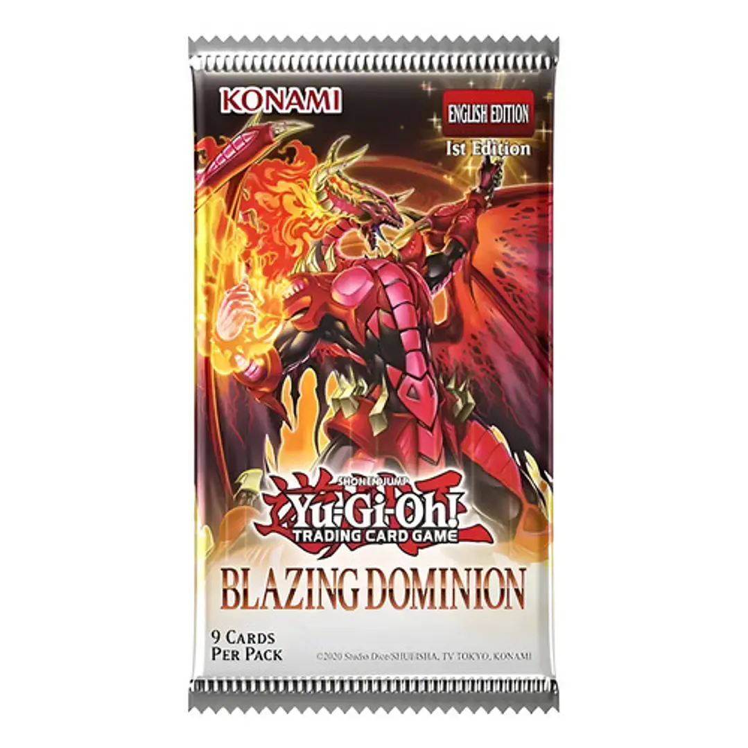 YUGIOH! BLAZING DOMINION TOKEN BOX INGLES 8
