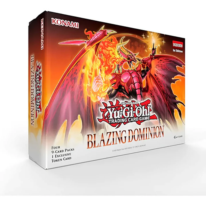 YUGIOH! BLAZING DOMINION TOKEN BOX INGLES 10