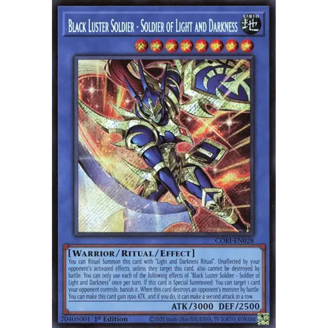 Black Luster Soldier - Soldier Of Light And Darkness Yugioh! 1