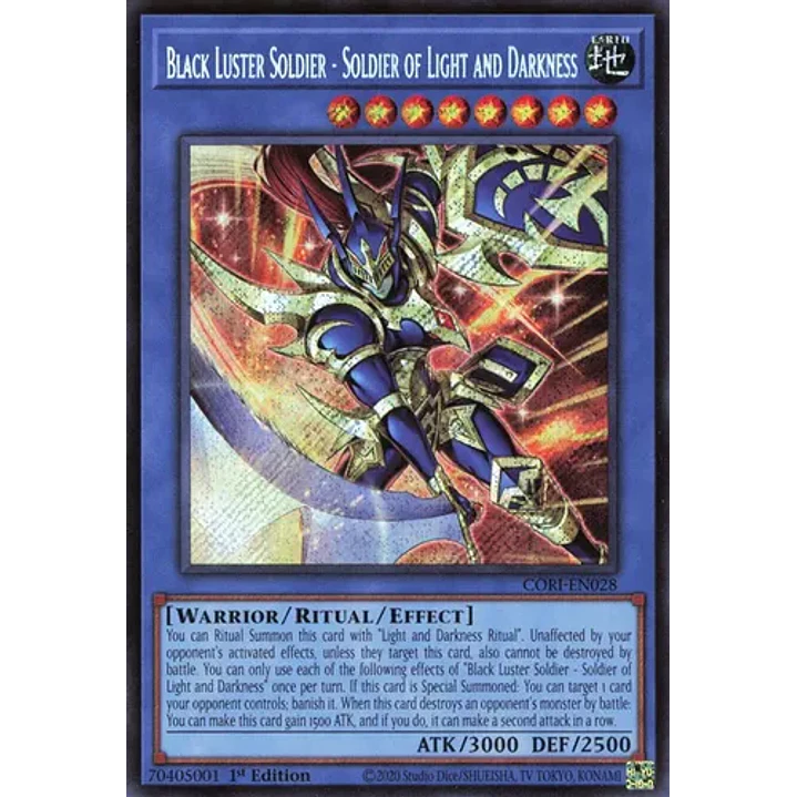 Black Luster Soldier - Soldier Of Light And Darkness Yugioh! 1