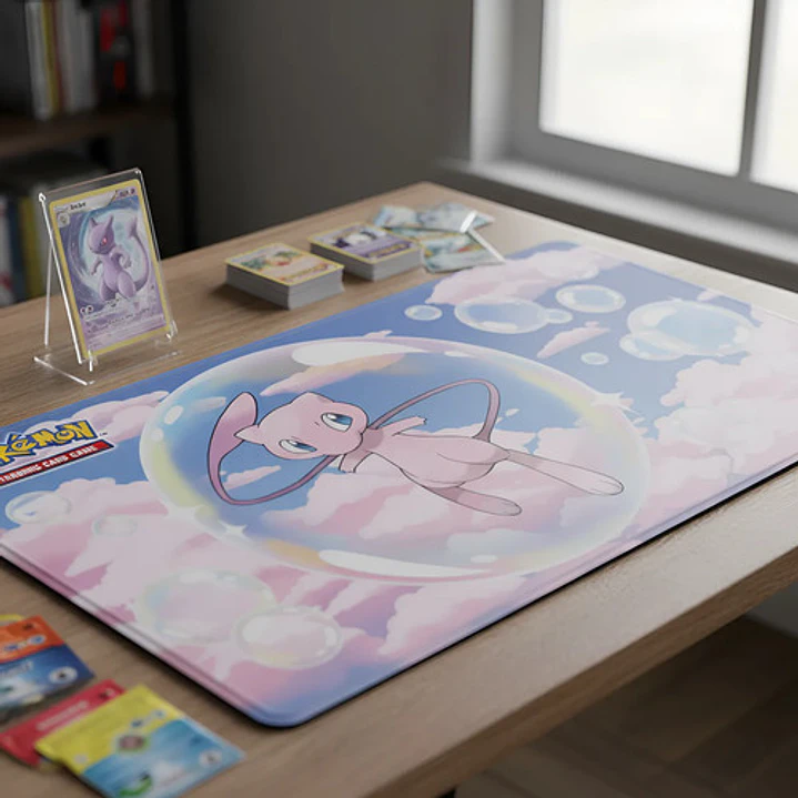 POKÉMON TCG ULTRA PRO PLAYMAT LEGENDARY FOIL MYTHICAL MEW 3