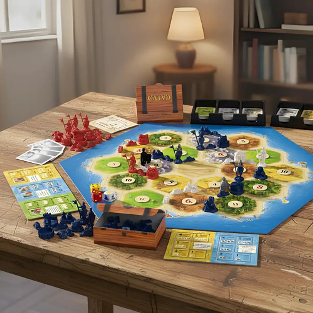 CATAN CIUDADES Y CABALLEROS EXPANSIÓN JUEGO DE MESA DEVIR 3