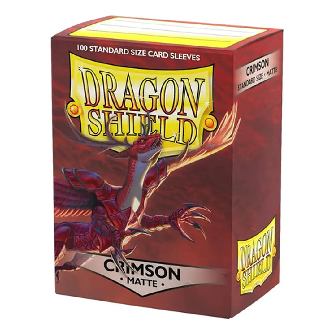 DRAGON SHIELD CRIMSON MATTE STANDARD SIZE CARD SLEEVES 2