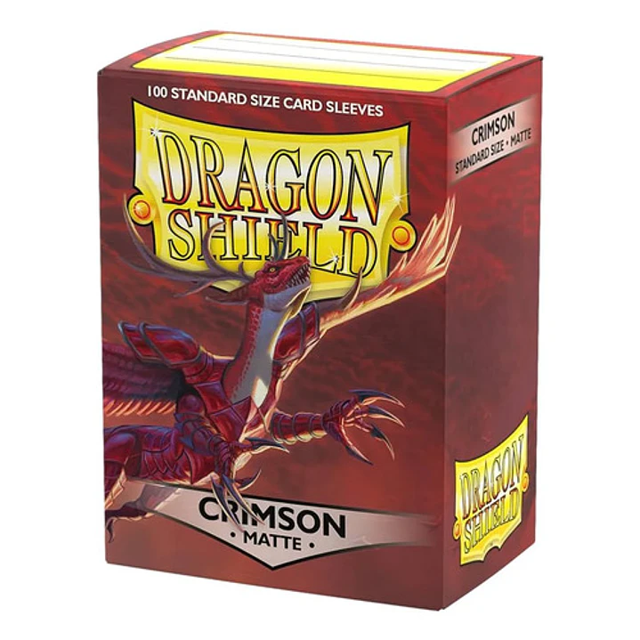 DRAGON SHIELD CRIMSON MATTE STANDARD SIZE CARD SLEEVES 2