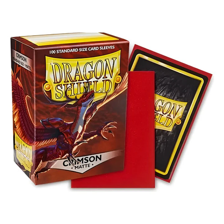 DRAGON SHIELD CRIMSON MATTE STANDARD SIZE CARD SLEEVES 5