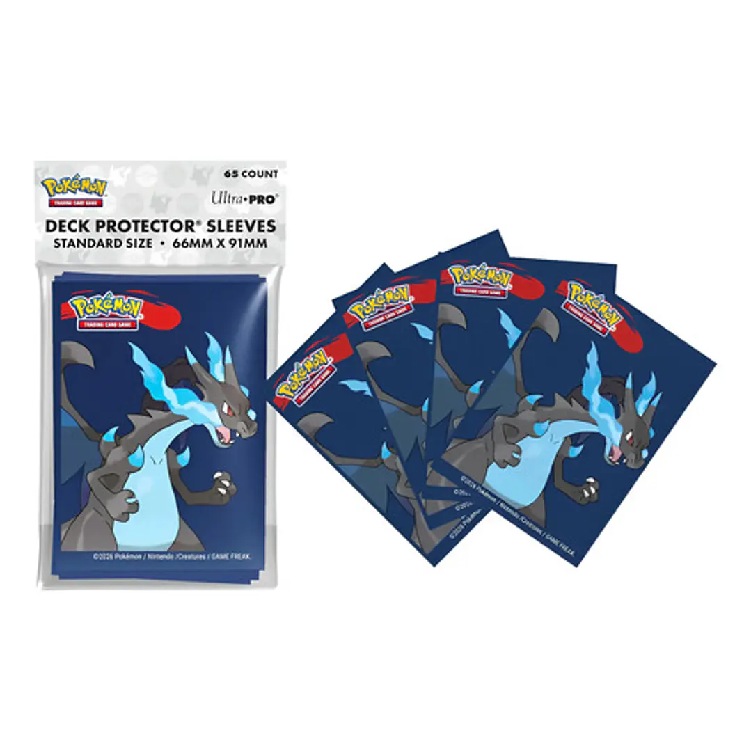 POKÉMON TCG ULTRA PRO MICAS FUNDAS DECK PROTECTOR SLEEVES MEGA CHARIZARD X 3