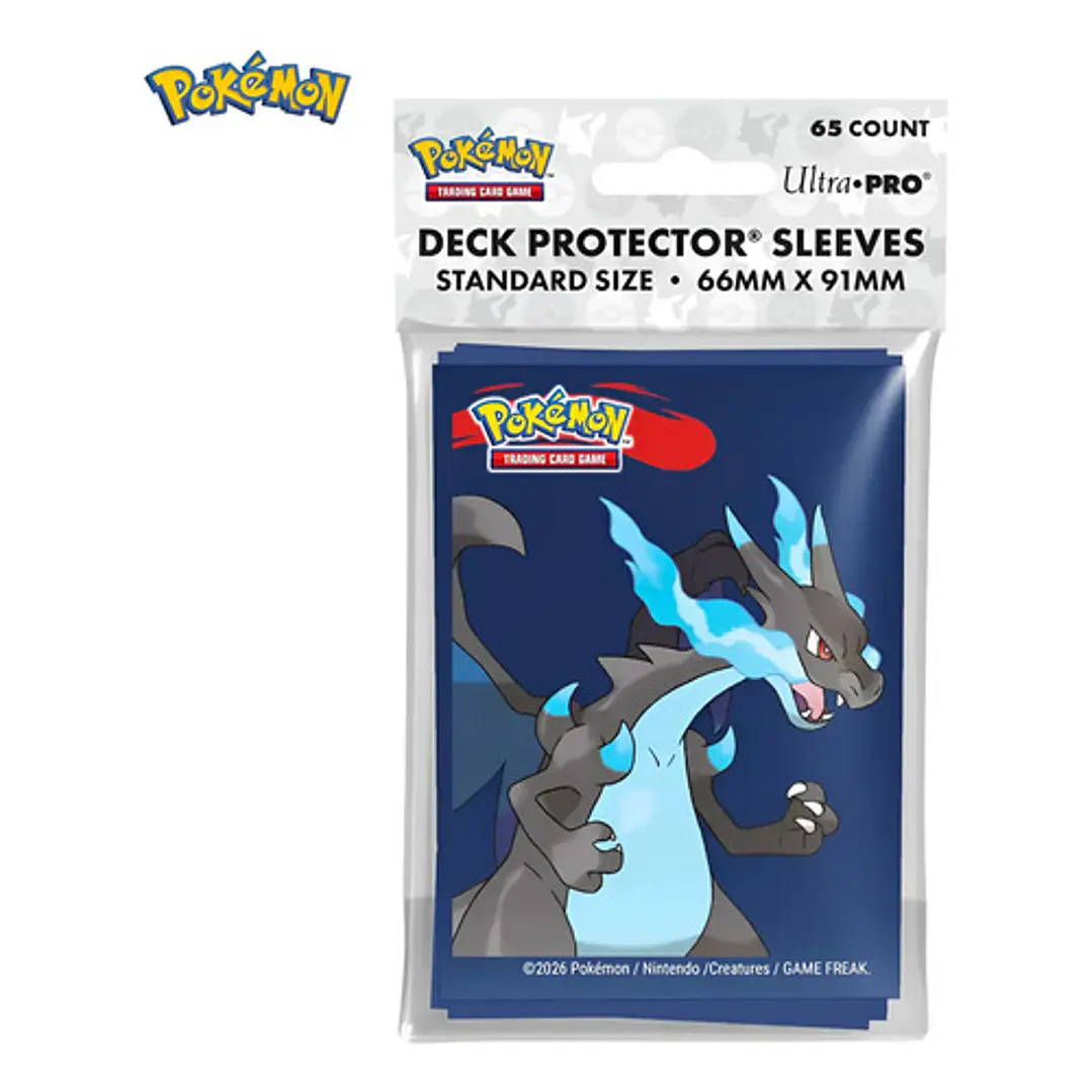 POKÉMON TCG ULTRA PRO MICAS FUNDAS DECK PROTECTOR SLEEVES MEGA CHARIZARD X 4