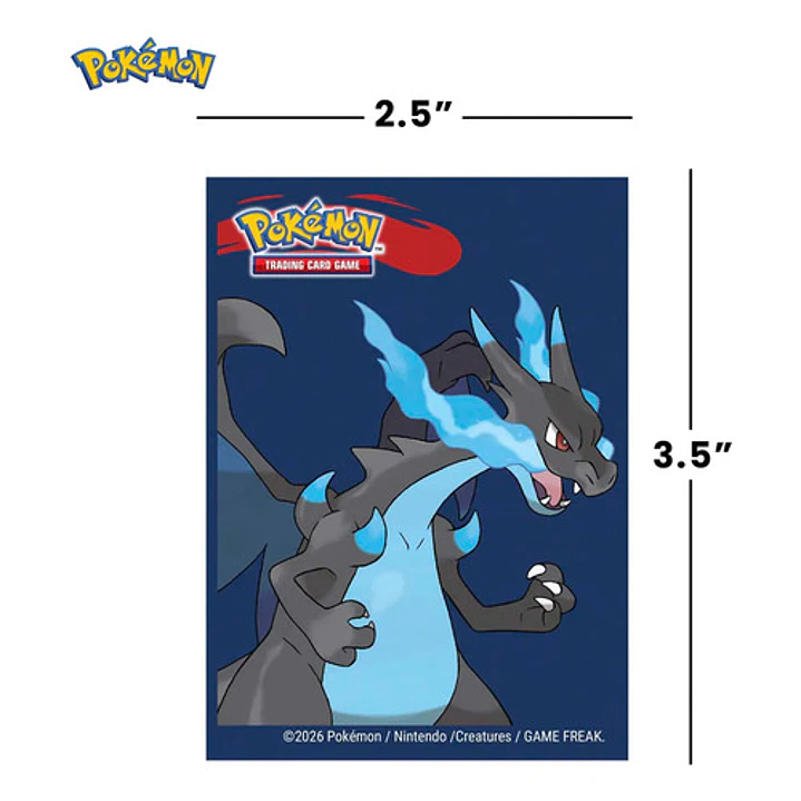 POKÉMON TCG ULTRA PRO MICAS FUNDAS DECK PROTECTOR SLEEVES MEGA CHARIZARD X 5