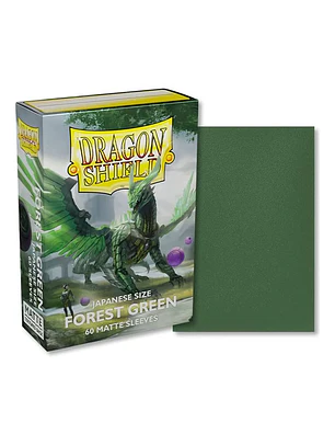 Dragon Shield Forest Green Japanese Size Card Sleeves Yugioh