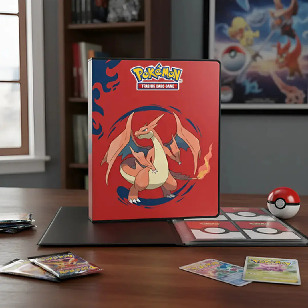 Ultra Pro Pokémon Tcg 4-pocket Portfolio Mega Charizard X/y 2