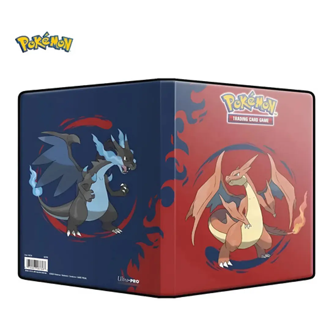 Ultra Pro Pokémon Tcg 4-pocket Portfolio Mega Charizard X/y 3