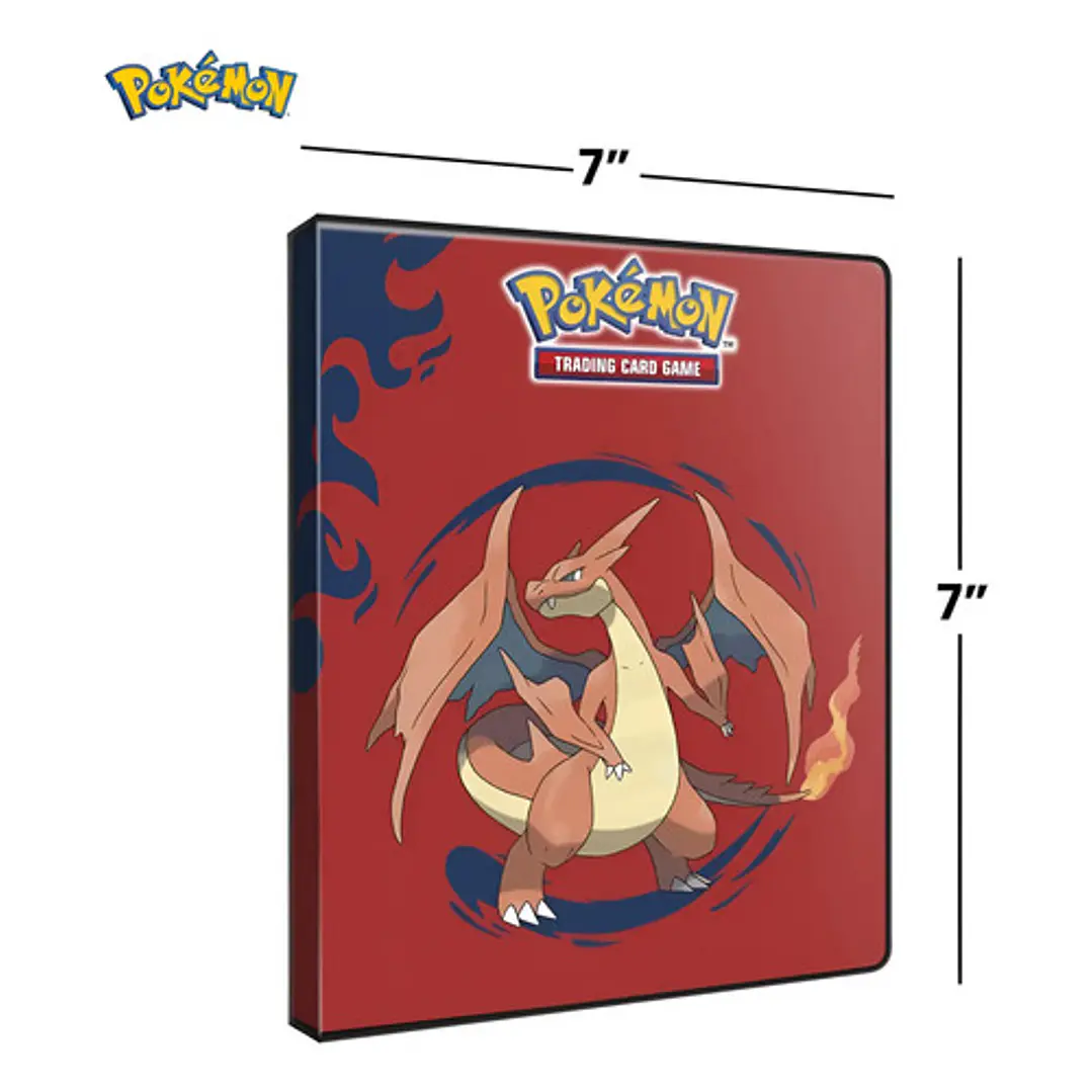 Ultra Pro Pokémon Tcg 4-pocket Portfolio Mega Charizard X/y 4