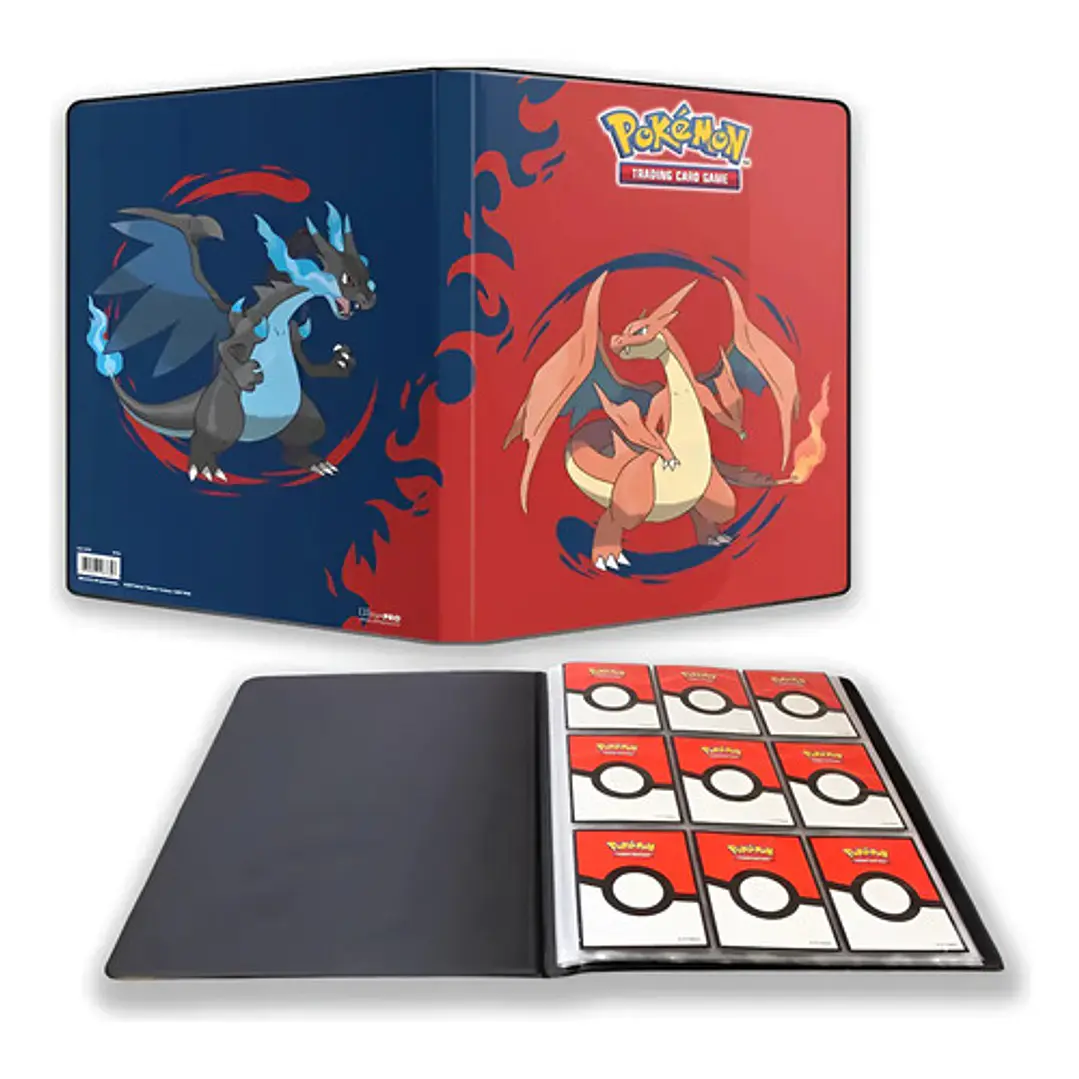 POKÉMON TCG ULTRA PRO 9 POCKET PORTFOLIO MEGA CHARIZARD X/Y 1