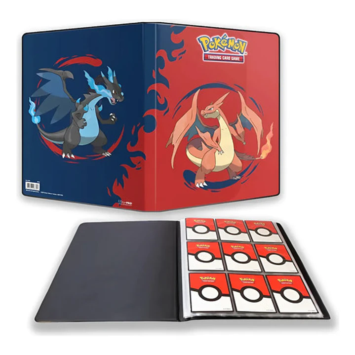 POKÉMON TCG ULTRA PRO 9 POCKET PORTFOLIO MEGA CHARIZARD X/Y 1
