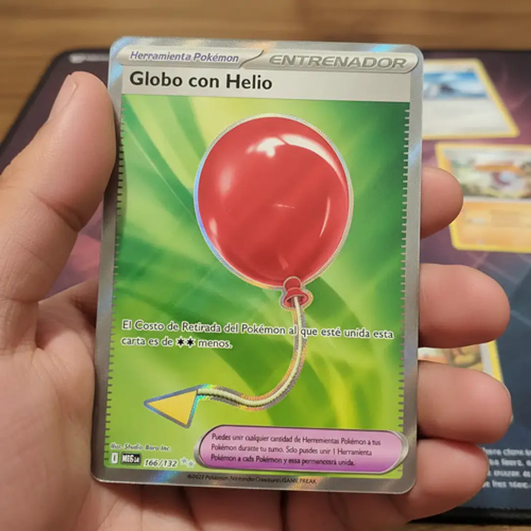 Pokémon Tcg Español Air Balloon Meg La 166/132 Full Art 1
