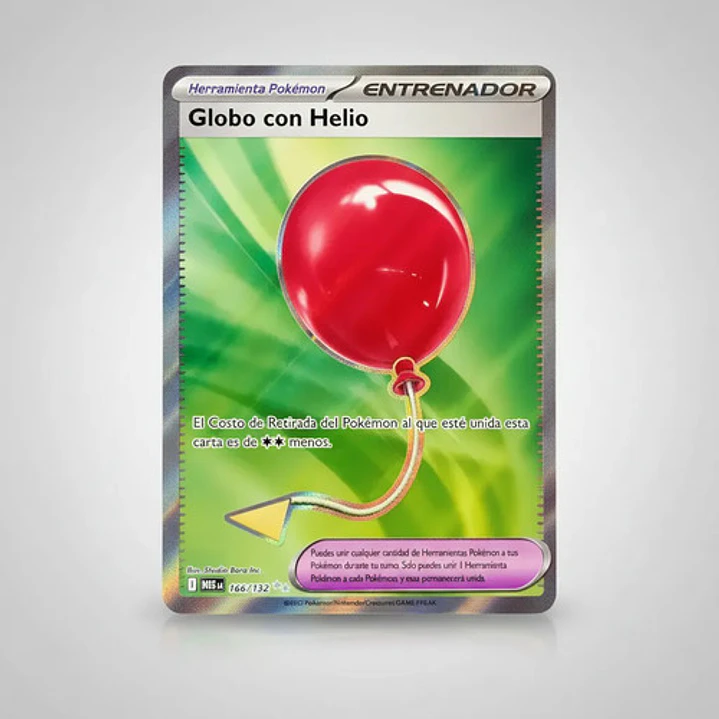 Pokémon Tcg Español Air Balloon Meg La 166/132 Full Art 2