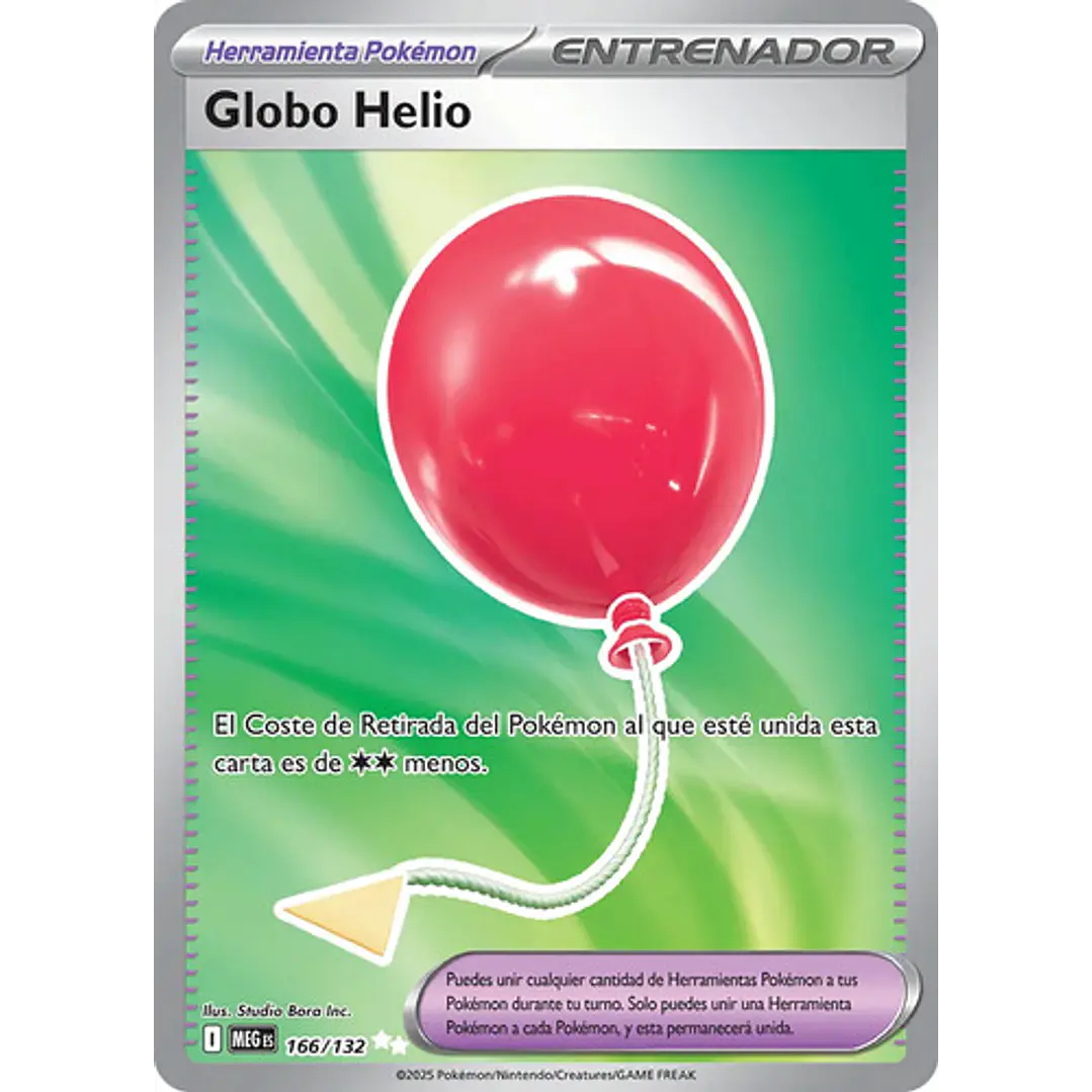 Pokémon Tcg Español Air Balloon Meg La 166/132 Full Art 3