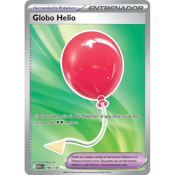 Pokémon Tcg Español Air Balloon Meg La 166/132 Full Art 3