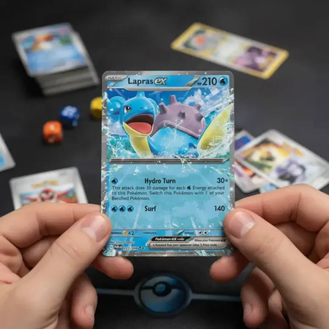POKÉMON TCG LAPRAS EX POR 022/088 ME03 PERFECT ORDER DOUBLE RARE INGLÉS 3