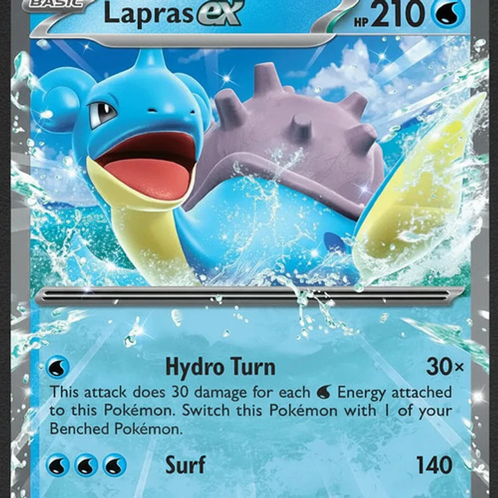 POKÉMON TCG LAPRAS EX POR 022/088 ME03 PERFECT ORDER DOUBLE RARE INGLÉS 4