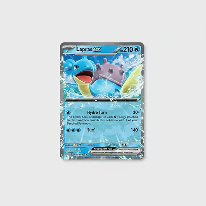 POKÉMON TCG LAPRAS EX POR 022/088 ME03 PERFECT ORDER DOUBLE RARE INGLÉS 5