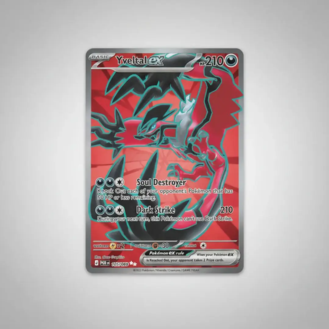 Pokémon Tcg Yveltal Ex Por En 105/088 Me03 Full Art 5